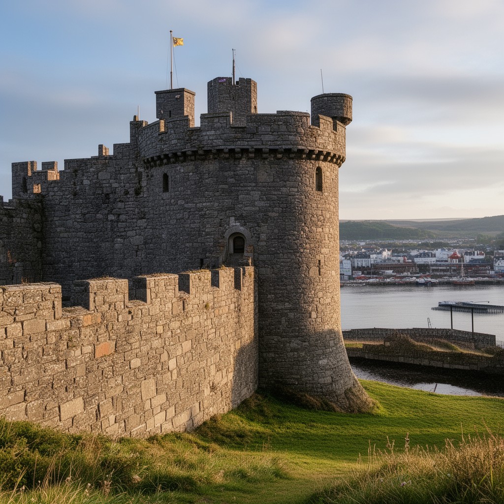 AI-generated illustration of Blackness Castle