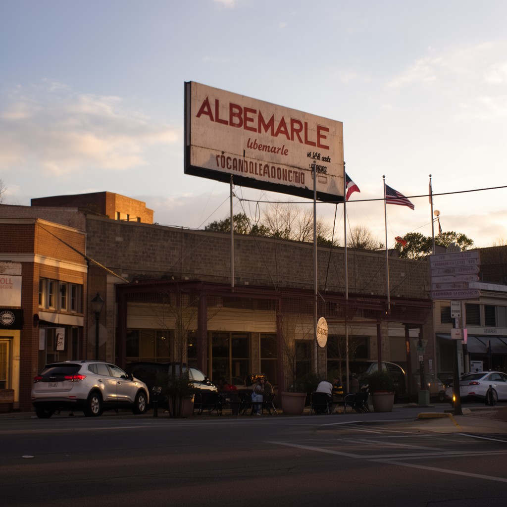 AI-generated illustration of Albemarle, North Carolina