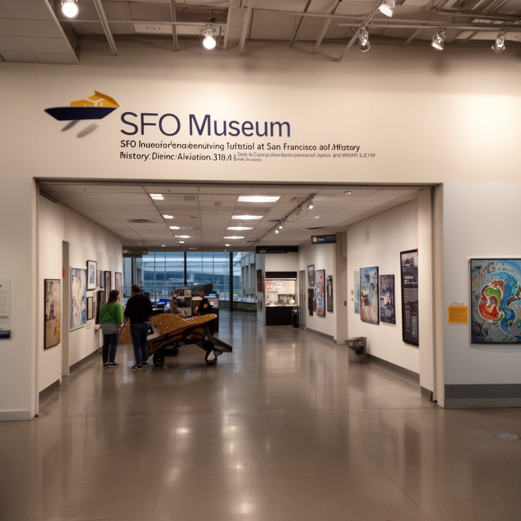 AI-generated illustration of SFO Museum