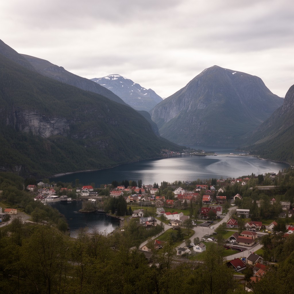 AI-generated illustration of Norway