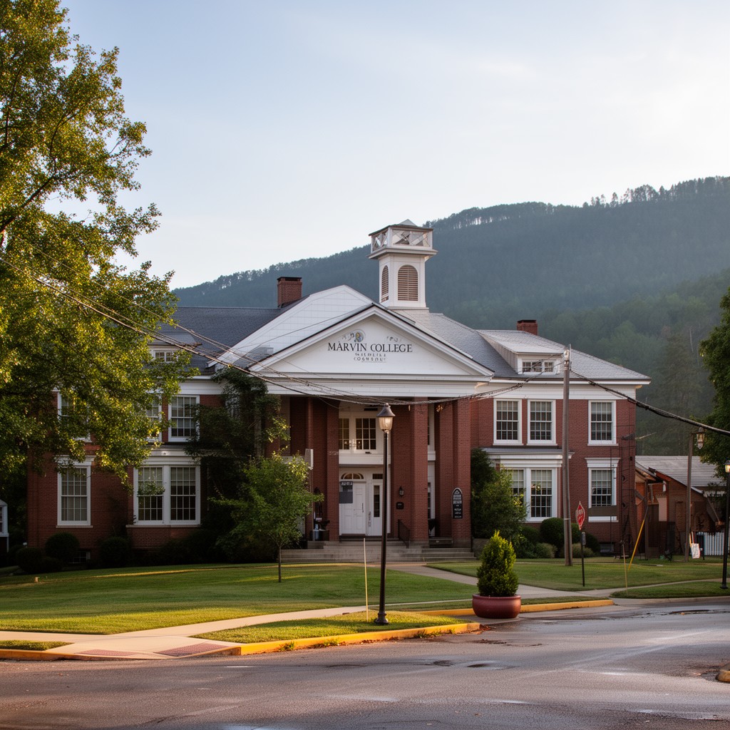 AI-generated illustration of Marvin College
