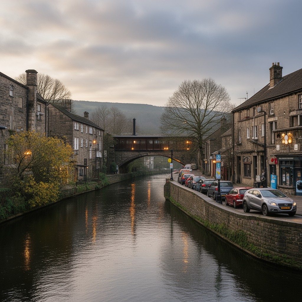 AI-generated illustration of Sowerby Bridge