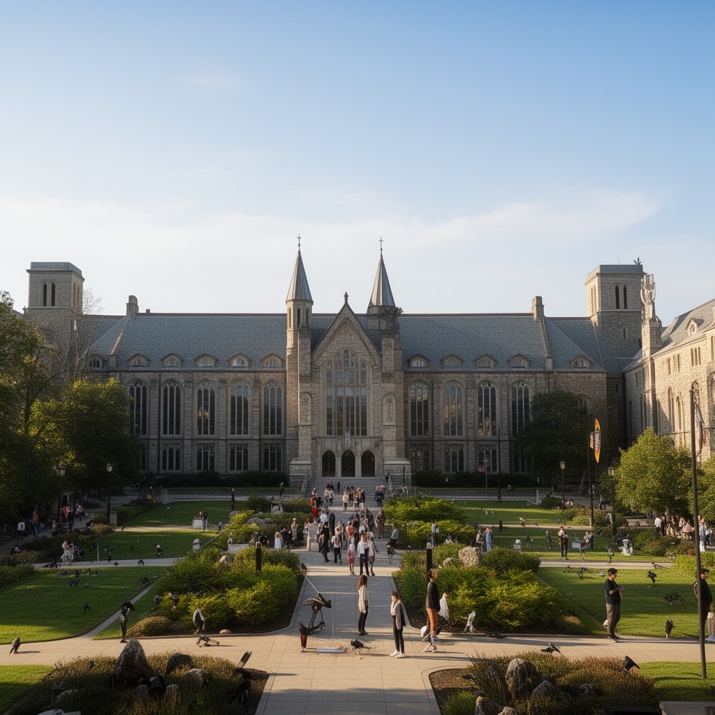 AI-generated illustration of University of Guelph