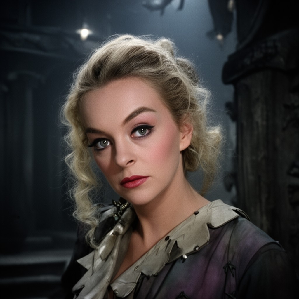 AI-generated illustration of Elsa Lanchester