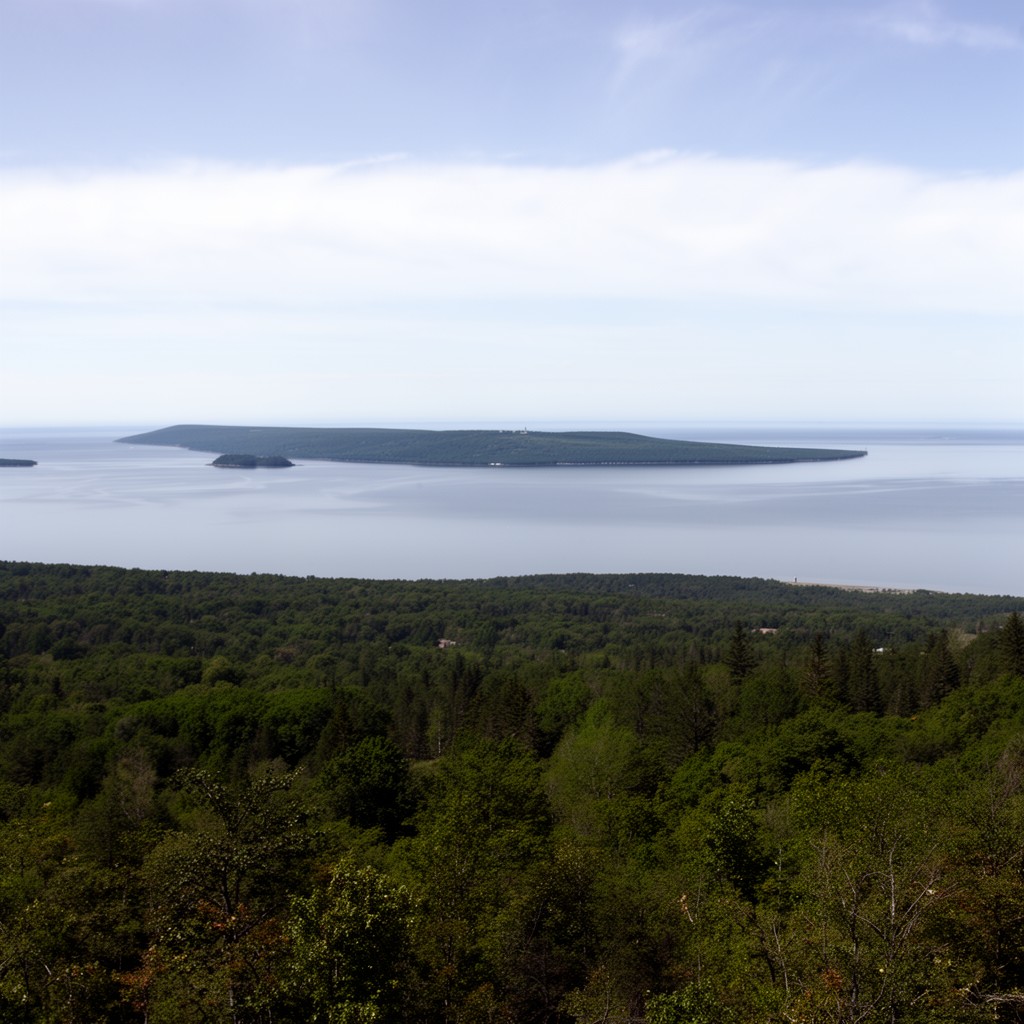 AI-generated illustration of Manitoulin Island