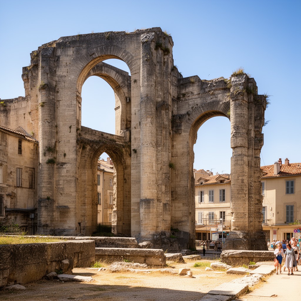 AI-generated illustration of Arles