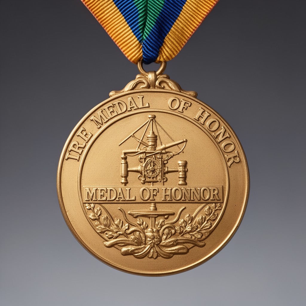 AI-generated illustration of IRE Medal of Honor