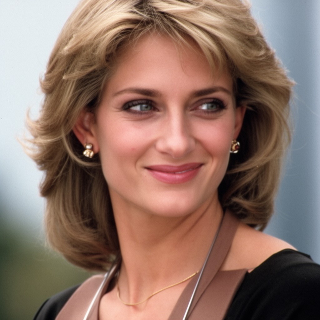 AI-generated illustration of Diana, Princess of Wales
