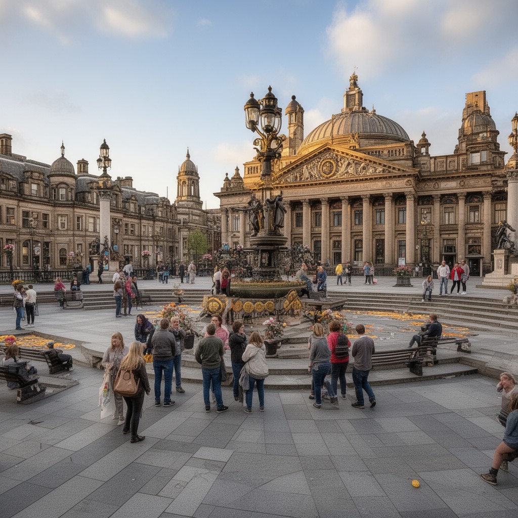AI-generated illustration of Albert Square