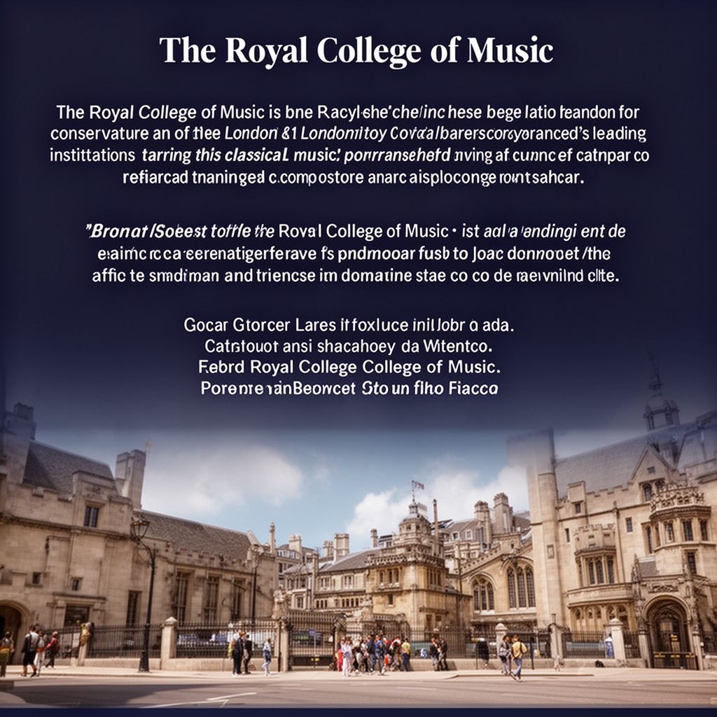 AI-generated illustration of Royal College of Music