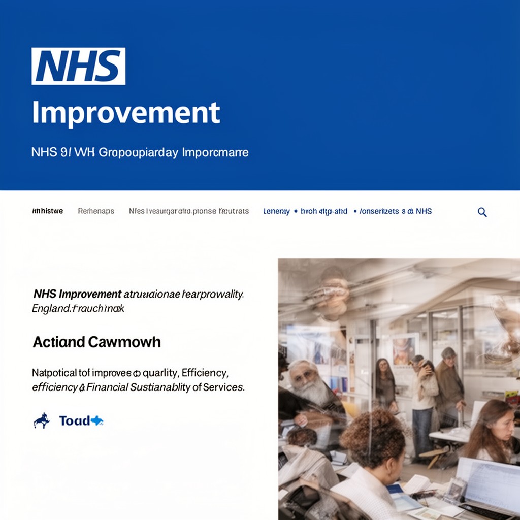 AI-generated illustration of NHS Improvement