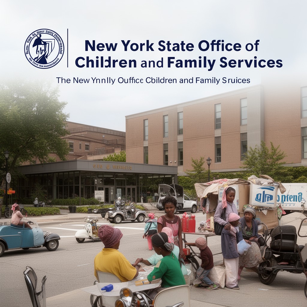 AI-generated illustration of New York State Office of Children and Family Services