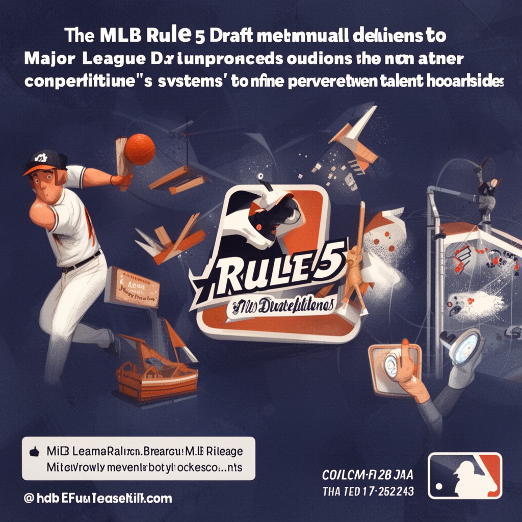 AI-generated illustration of MLB Rule 5 Draft