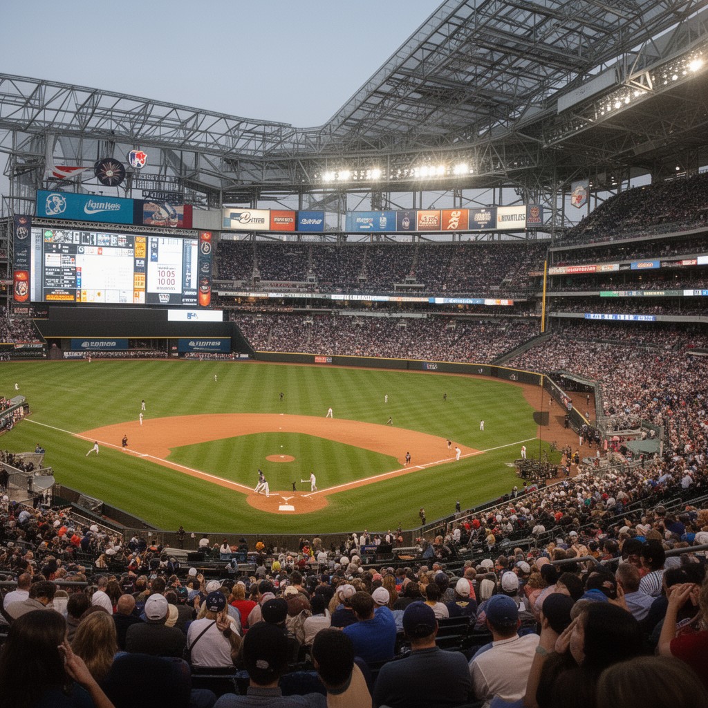 AI-generated illustration of Major League Baseball Advanced Media