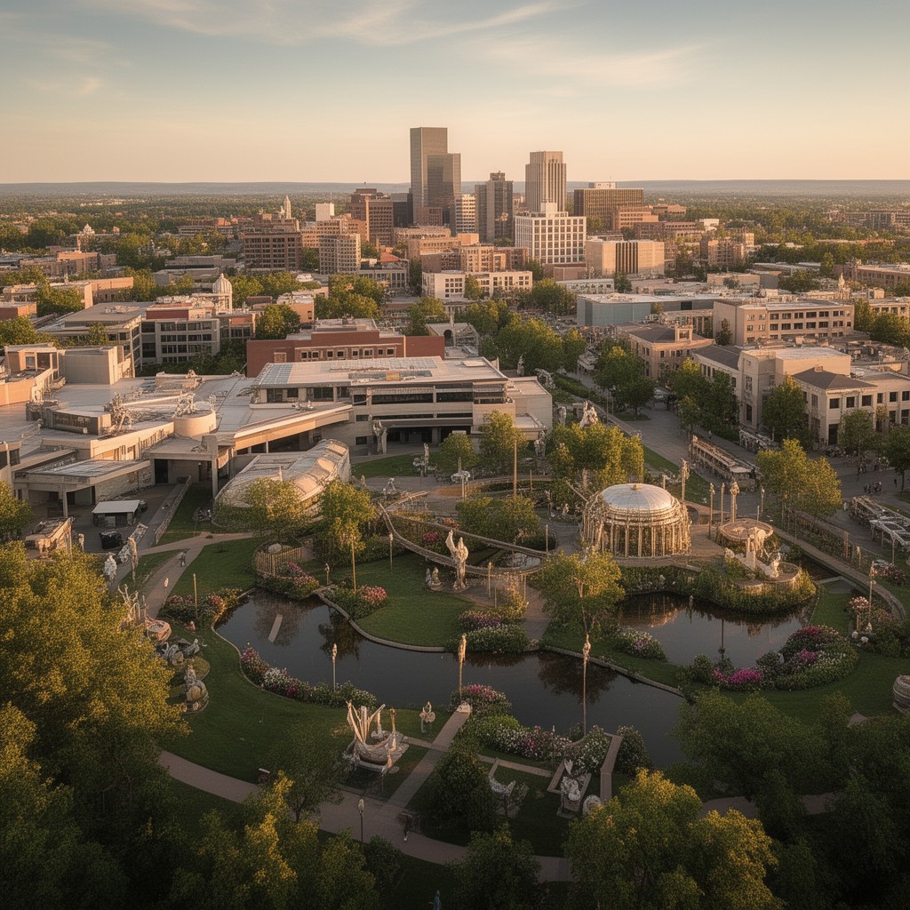 AI-generated illustration of Rochester, Minnesota, United States