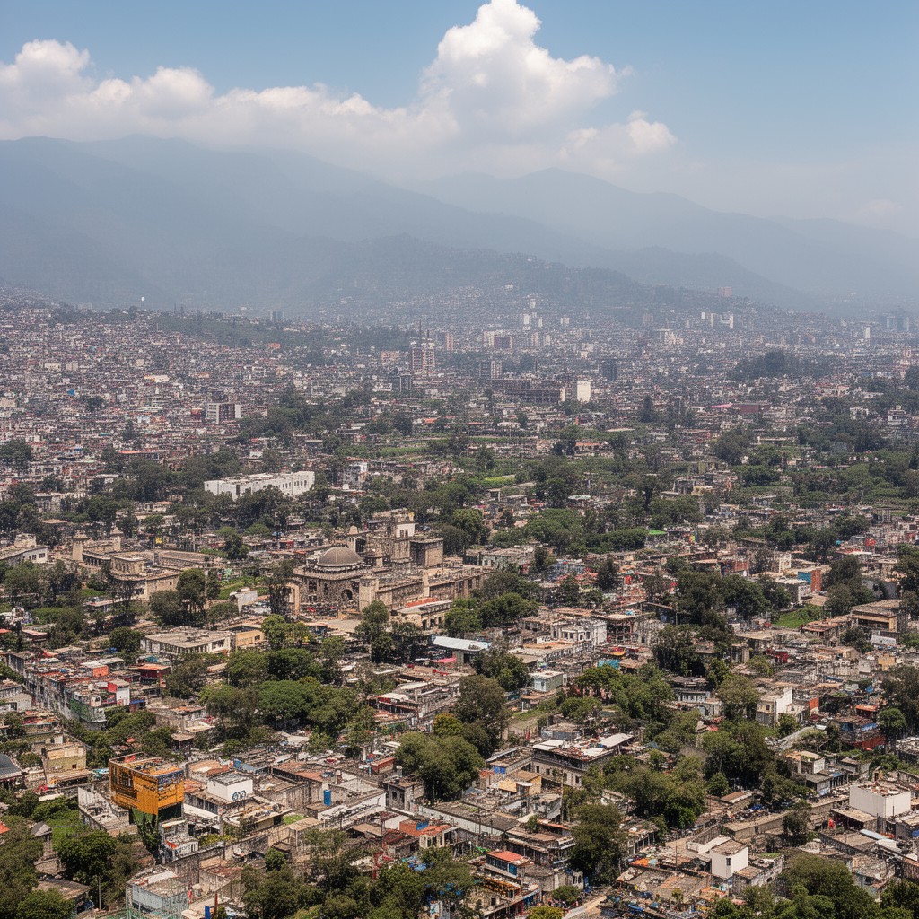 AI-generated illustration of Tlalpan, Mexico City