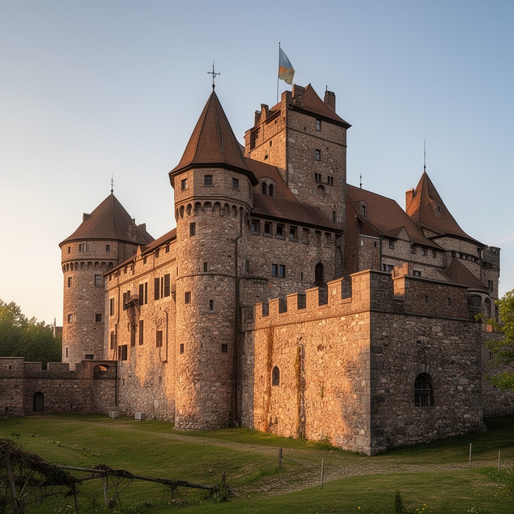 AI-generated illustration of Daria Castle