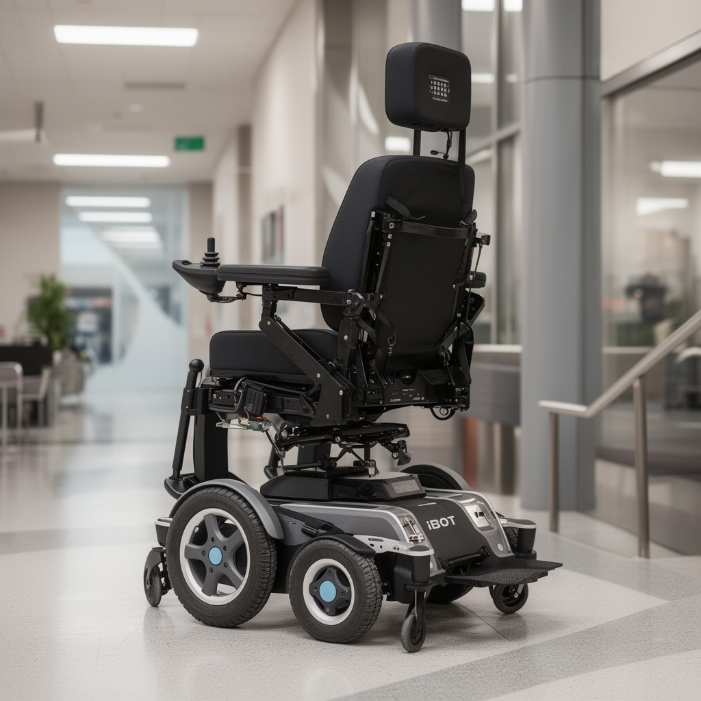 AI-generated illustration of iBOT mobility system