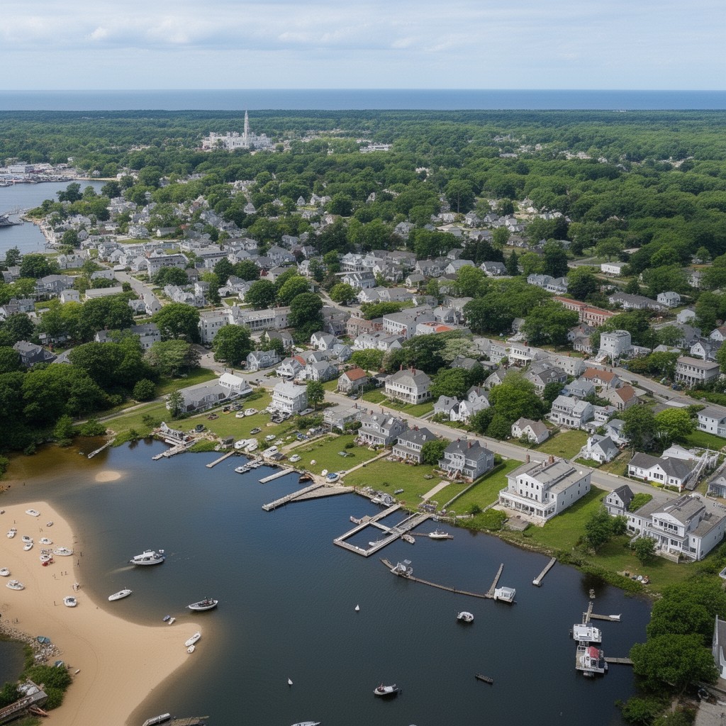 AI-generated illustration of Southeastern Massachusetts