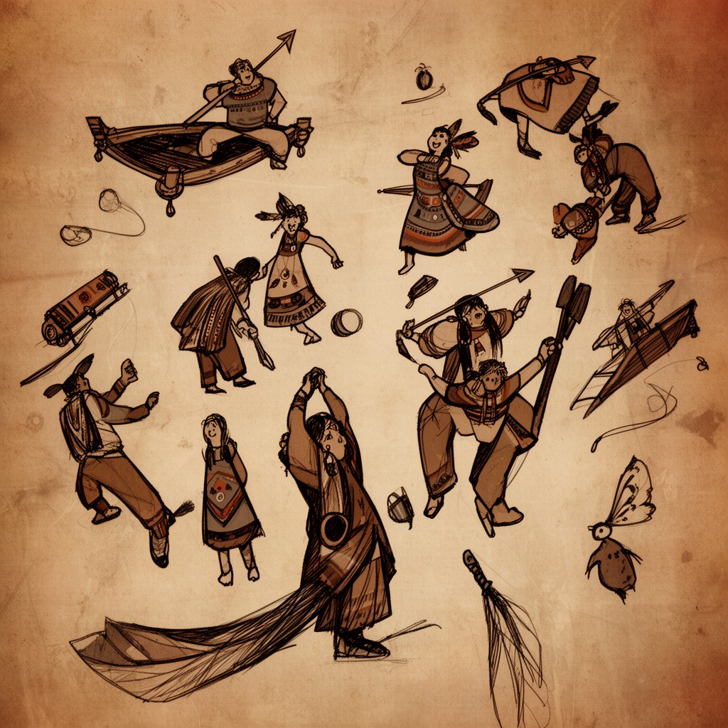AI-generated illustration of Abenaki