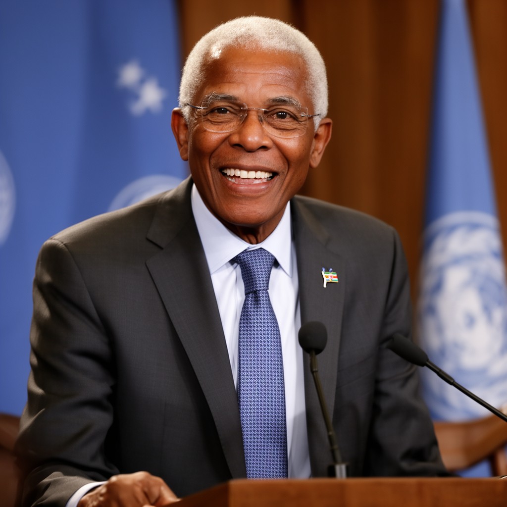 AI-generated illustration of Kofi Annan