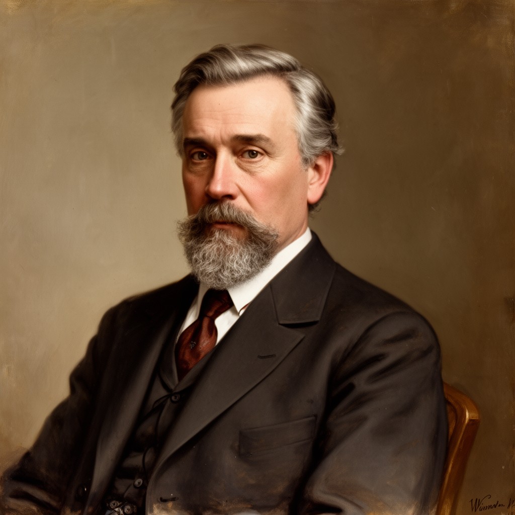 AI-generated illustration of Wilhelm Wundt