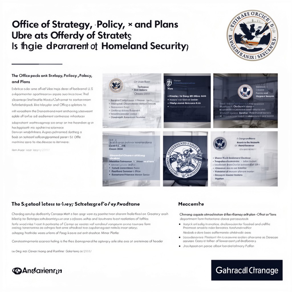 AI-generated illustration of Office of Strategy, Policy, and Plans
