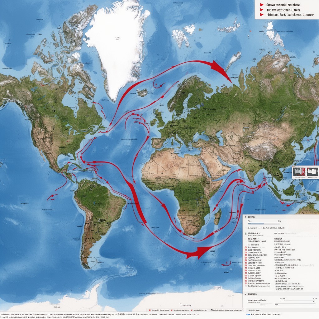 AI-generated illustration of South Equatorial Current