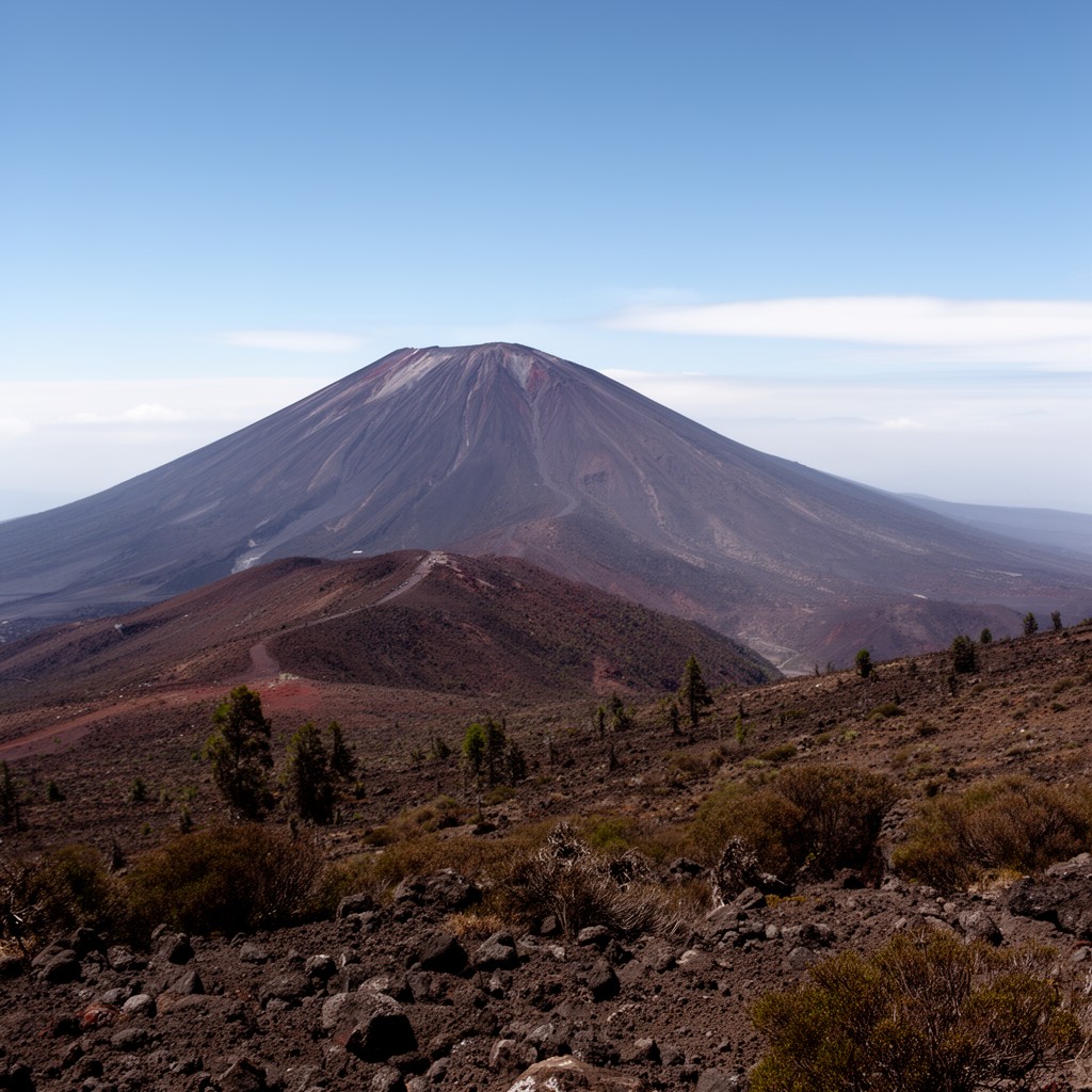 AI-generated illustration of Teide