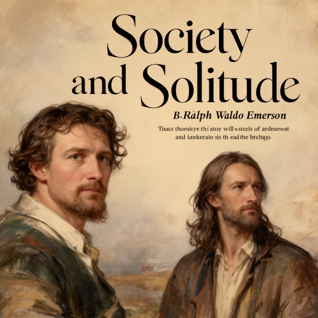 AI-generated illustration of Society and Solitude