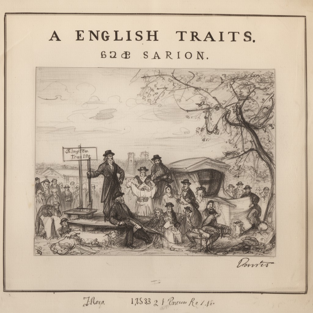 AI-generated illustration of English Traits