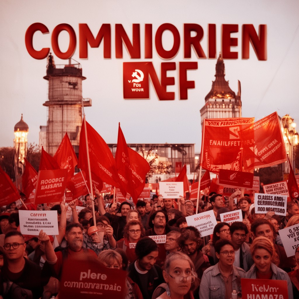 AI-generated illustration of communism