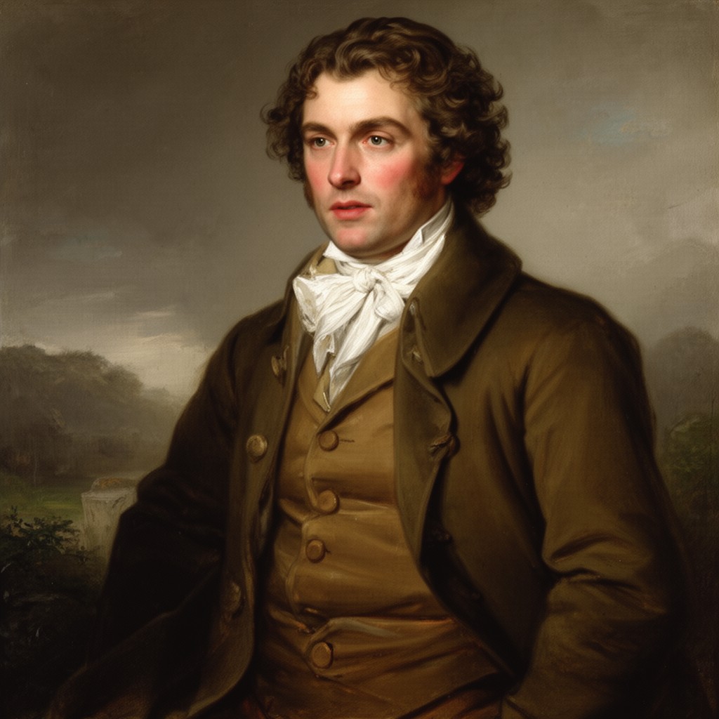 AI-generated illustration of Robert Burns