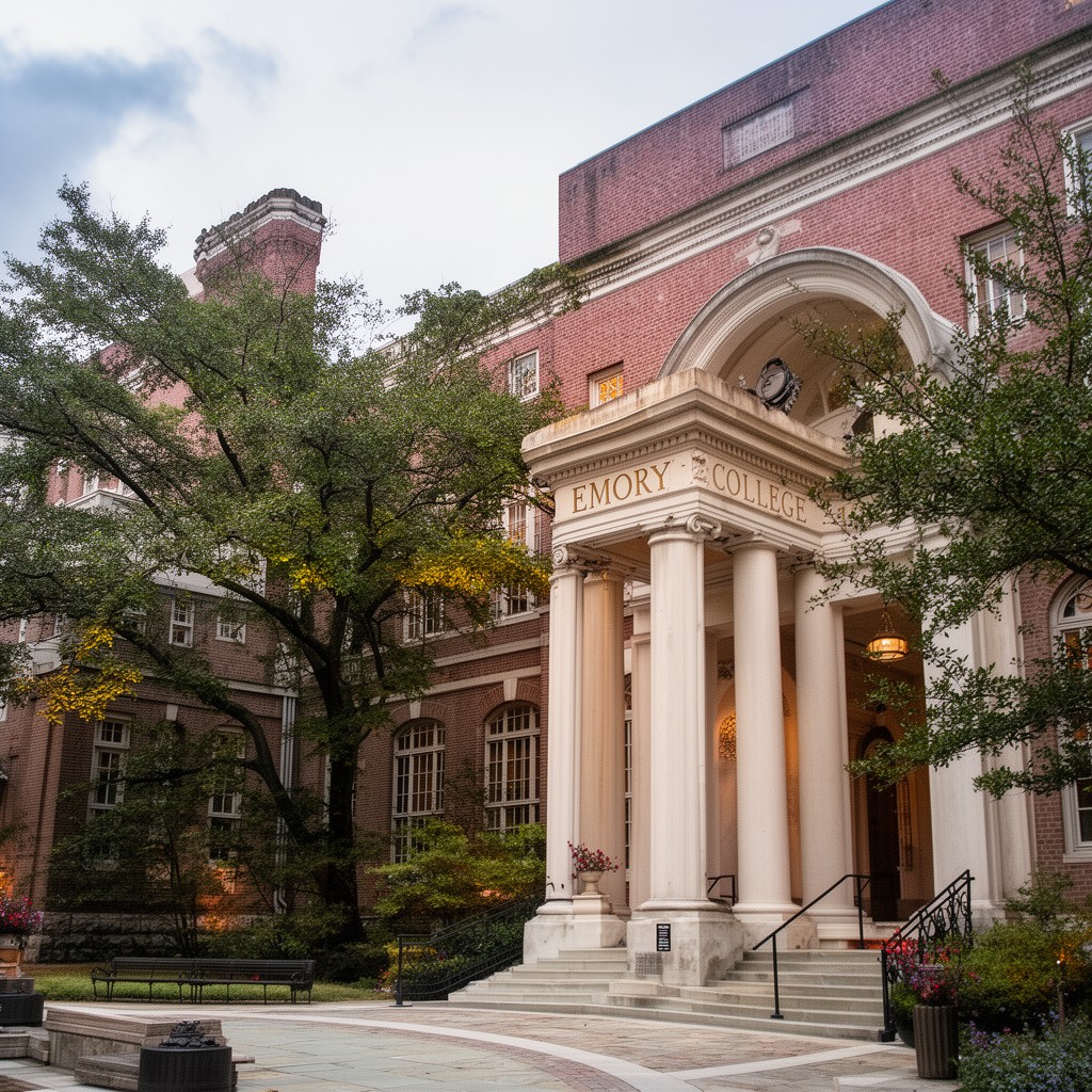 AI-generated illustration of Emory College