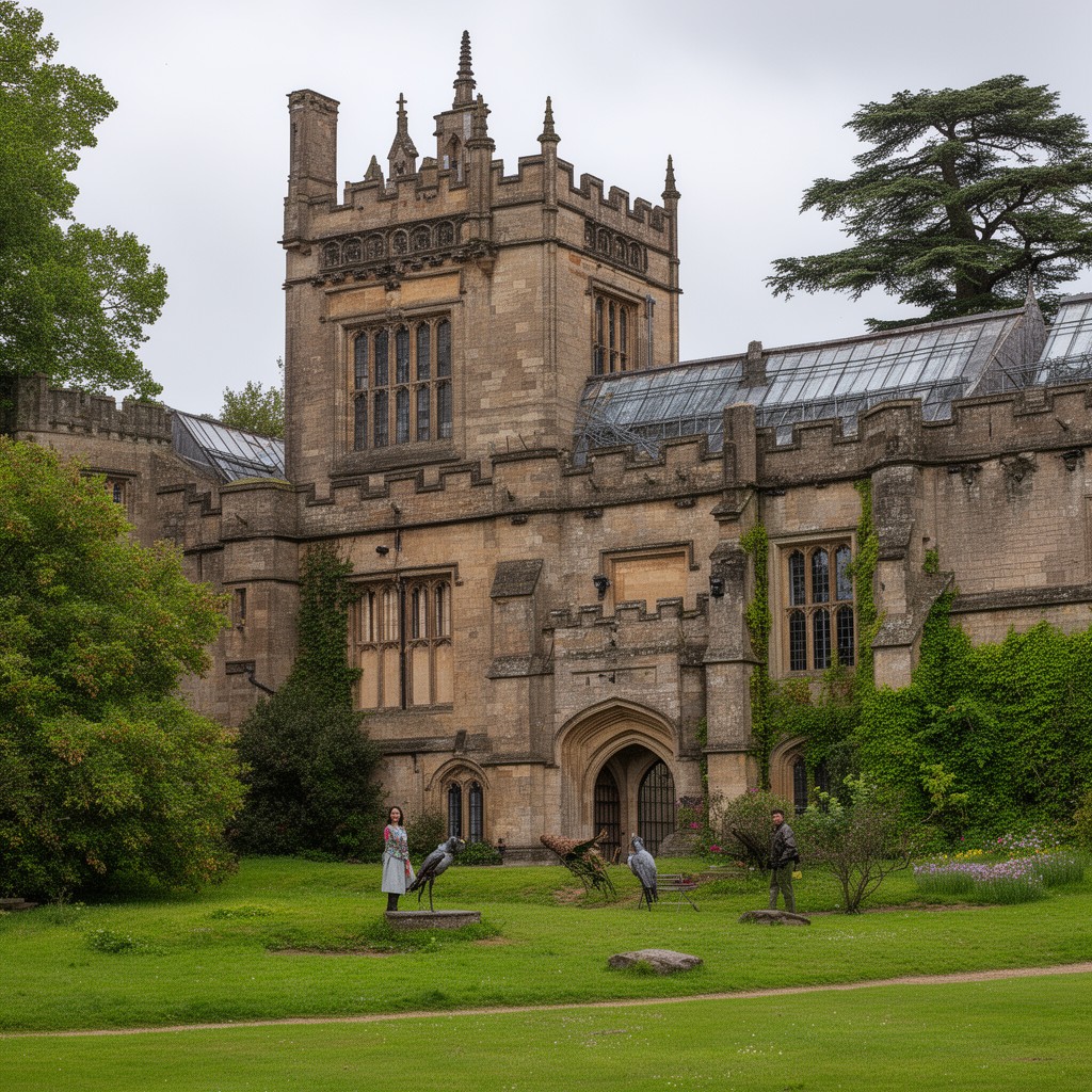 AI-generated illustration of Newstead Abbey