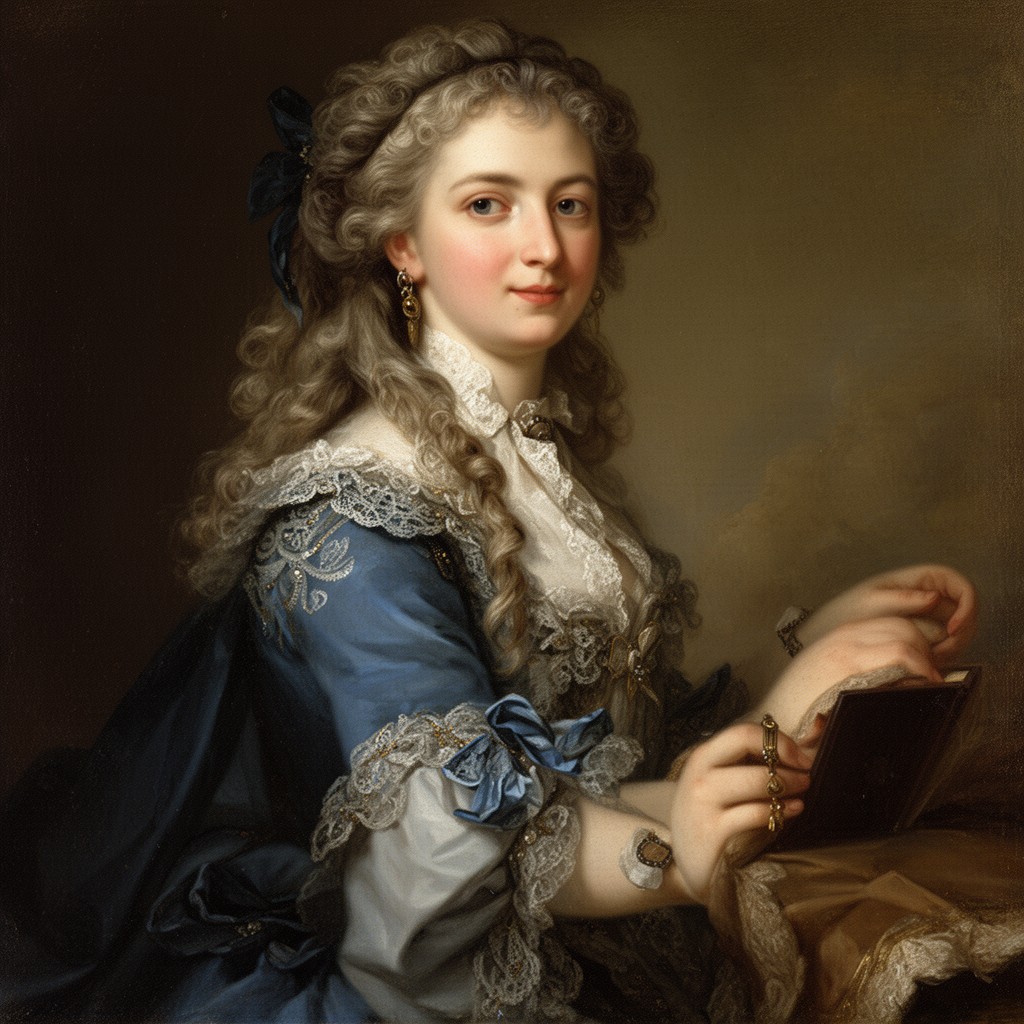 AI-generated illustration of Marie Thérèse of France