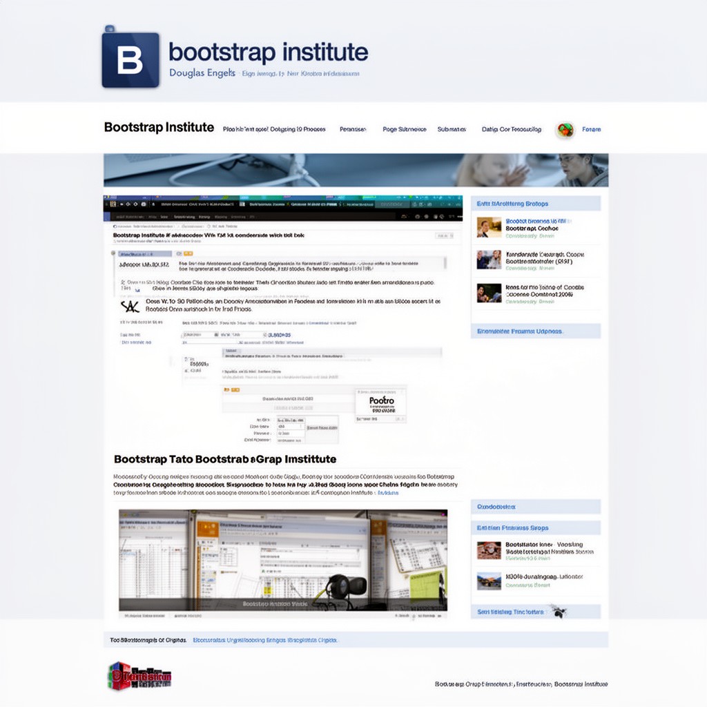 AI-generated illustration of Bootstrap Institute