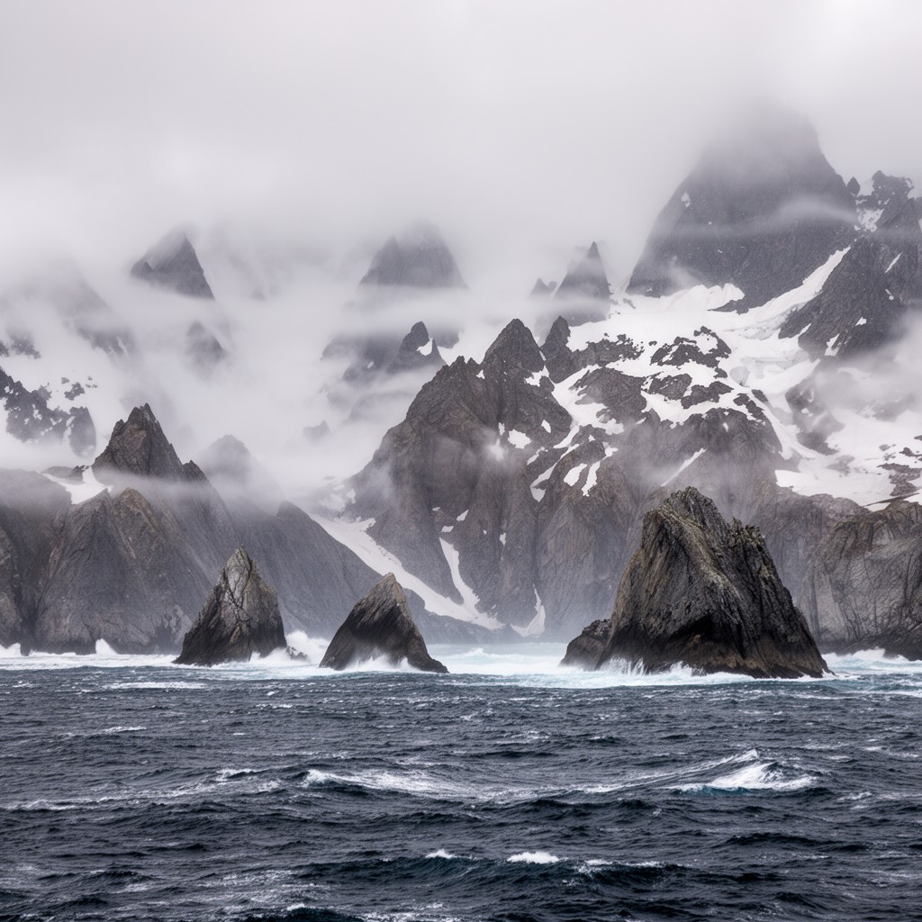 AI-generated illustration of Cape Horn Archipelago