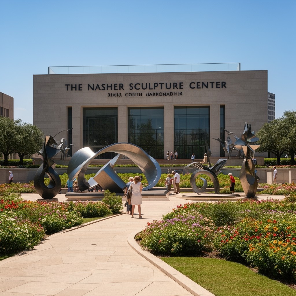 AI-generated illustration of Nasher Sculpture Center