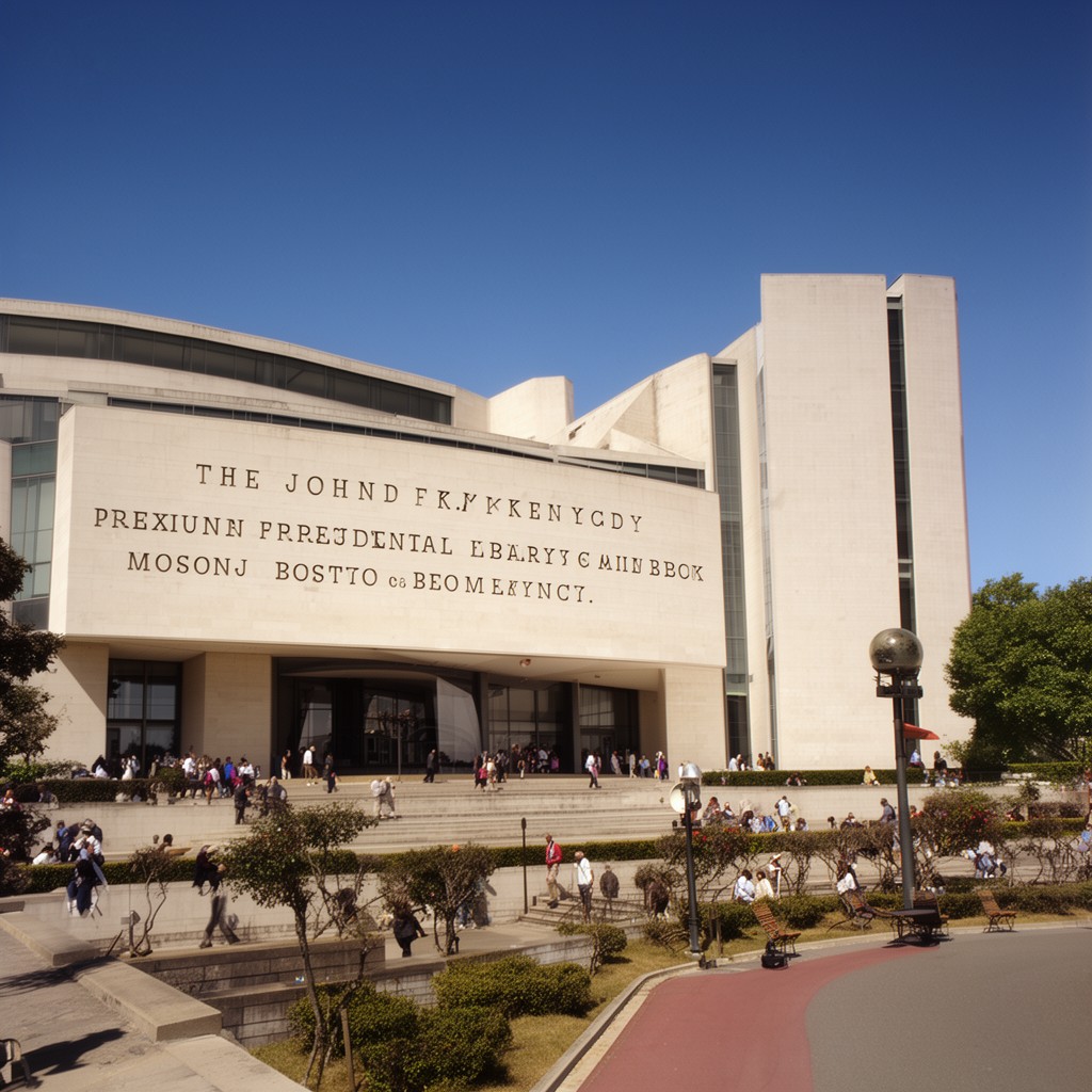 AI-generated illustration of John F. Kennedy Presidential Library and Museum