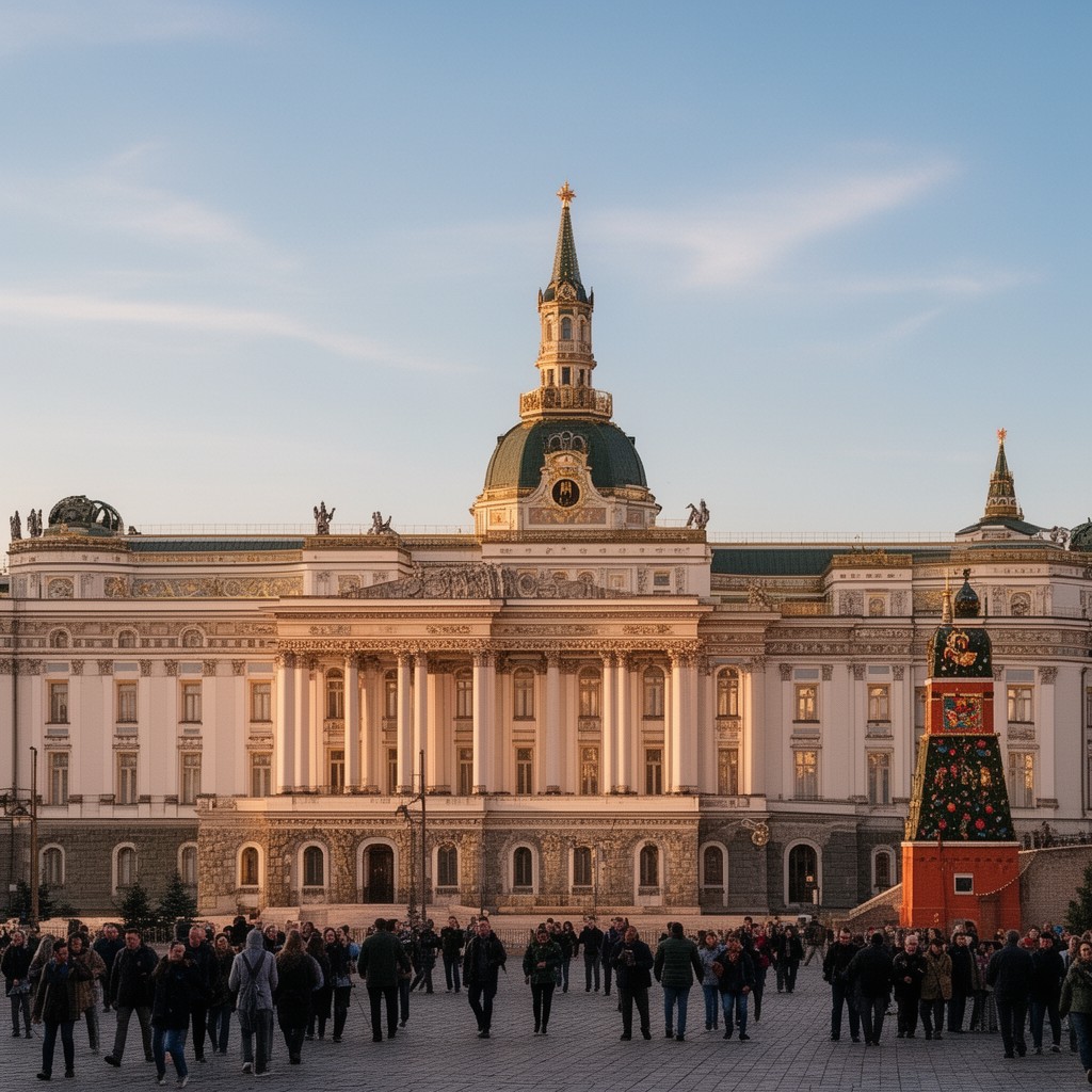 AI-generated illustration of State Kremlin Palace