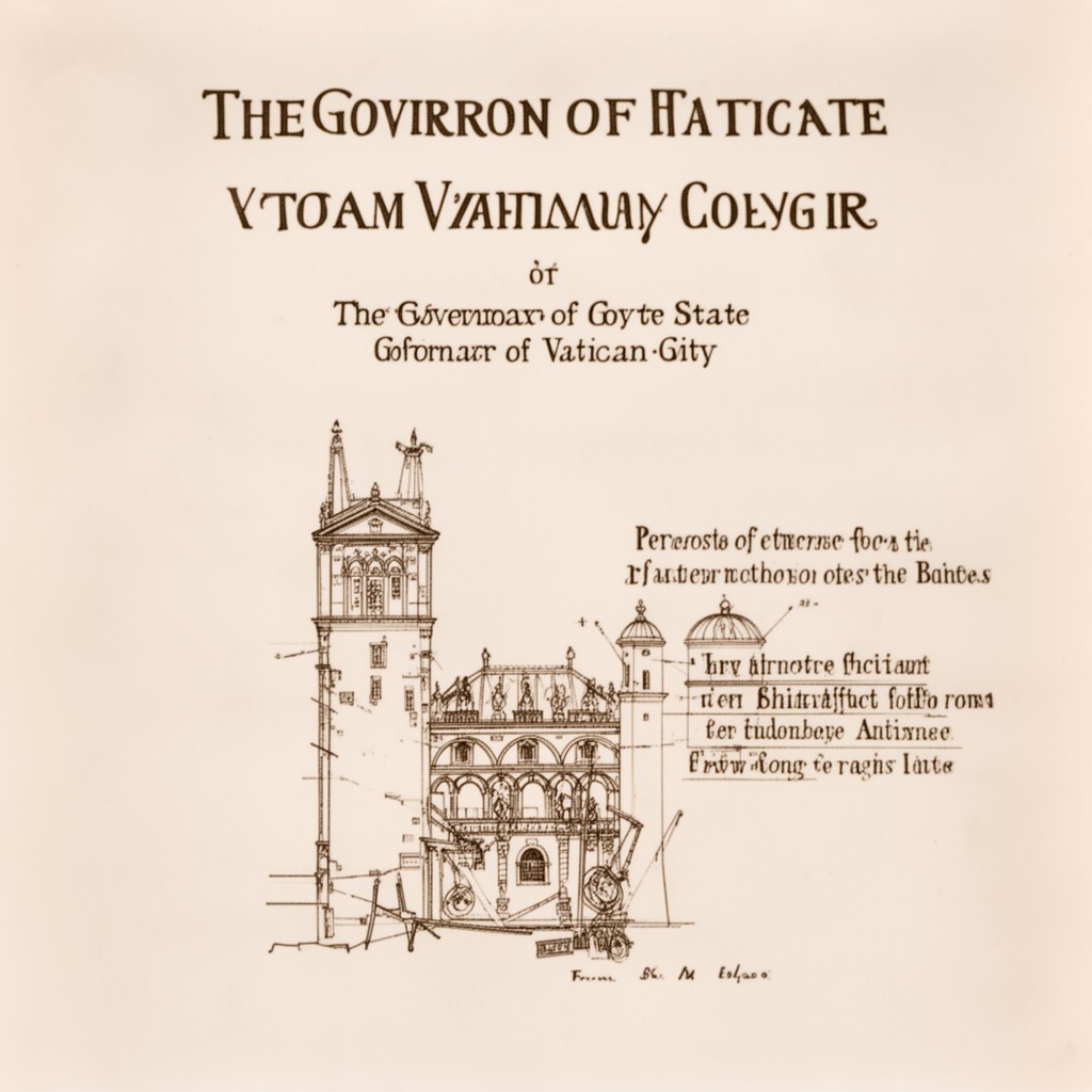 AI-generated illustration of Governorate of Vatican City State
