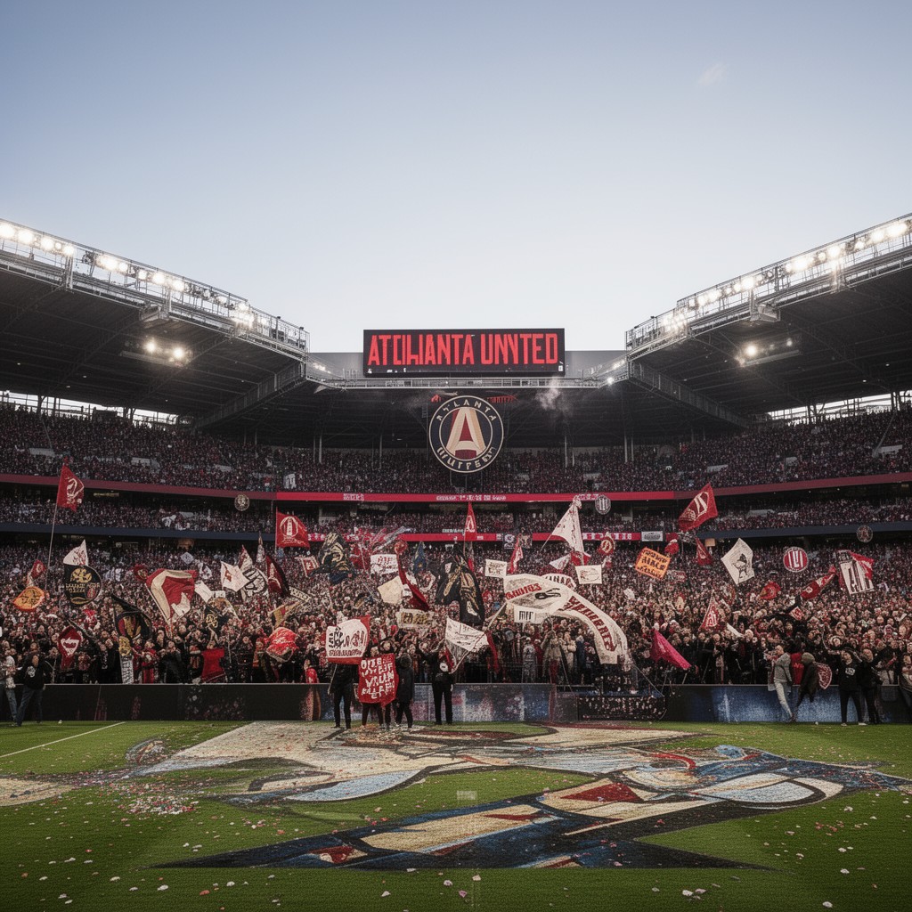 AI-generated illustration of Atlanta United FC