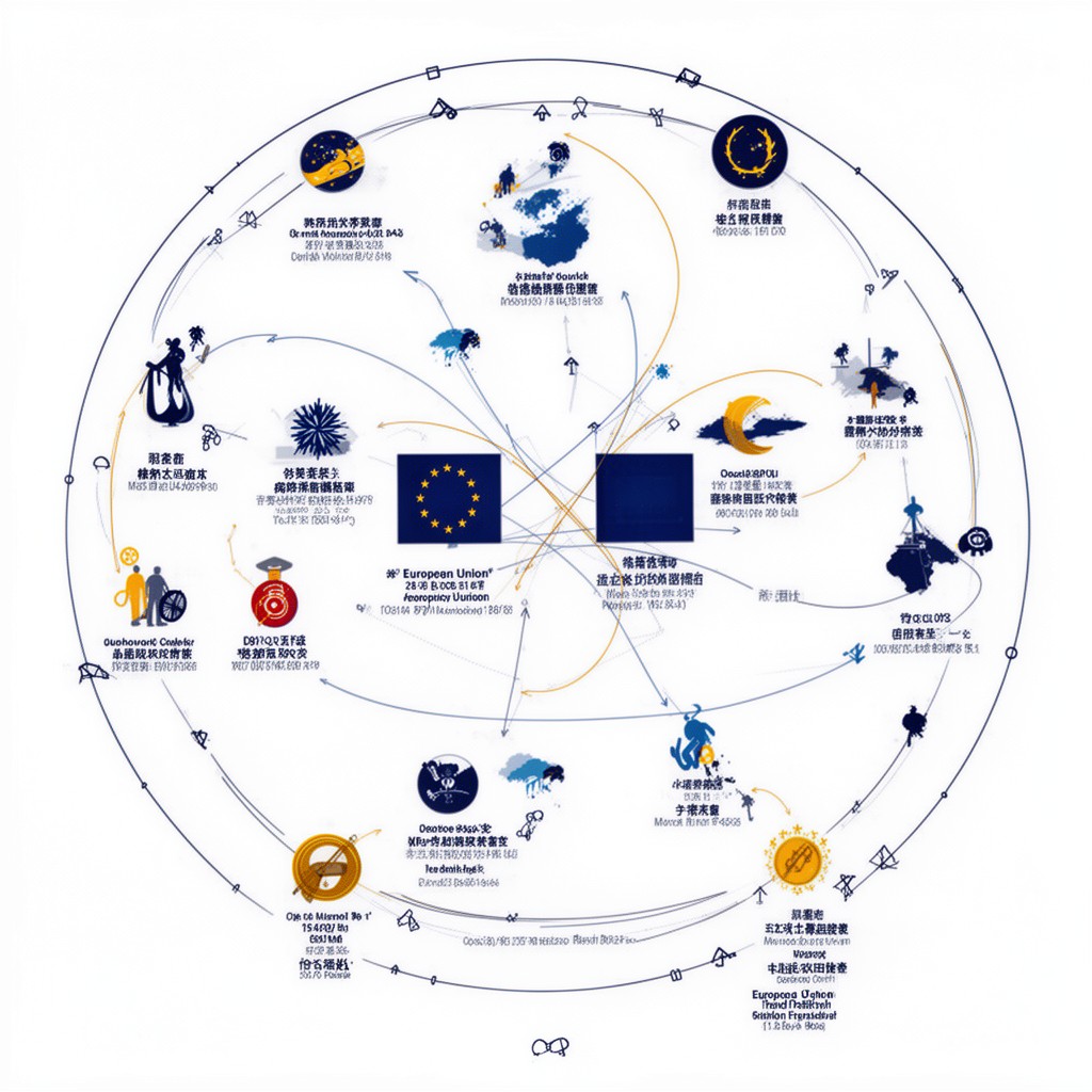 AI-generated illustration of European Union economic and monetary union