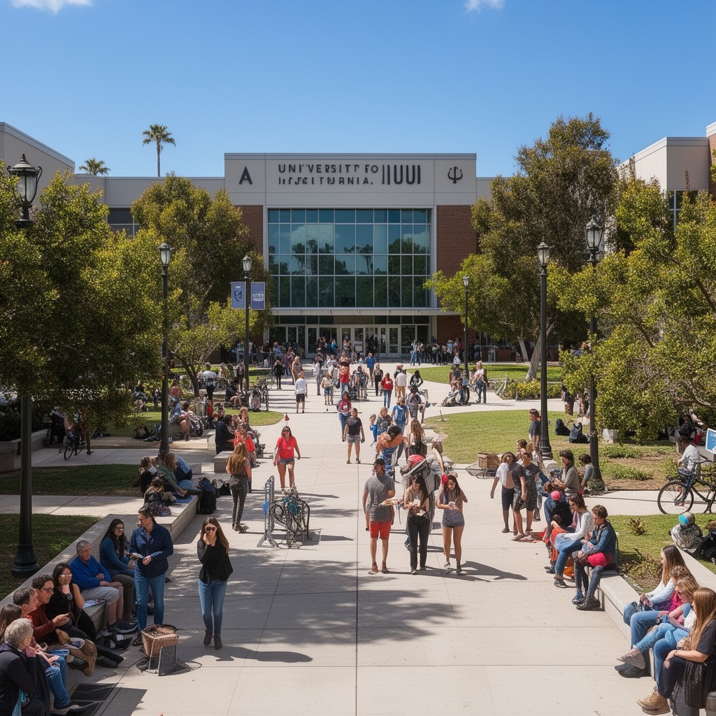 AI-generated illustration of University of California, Irvine