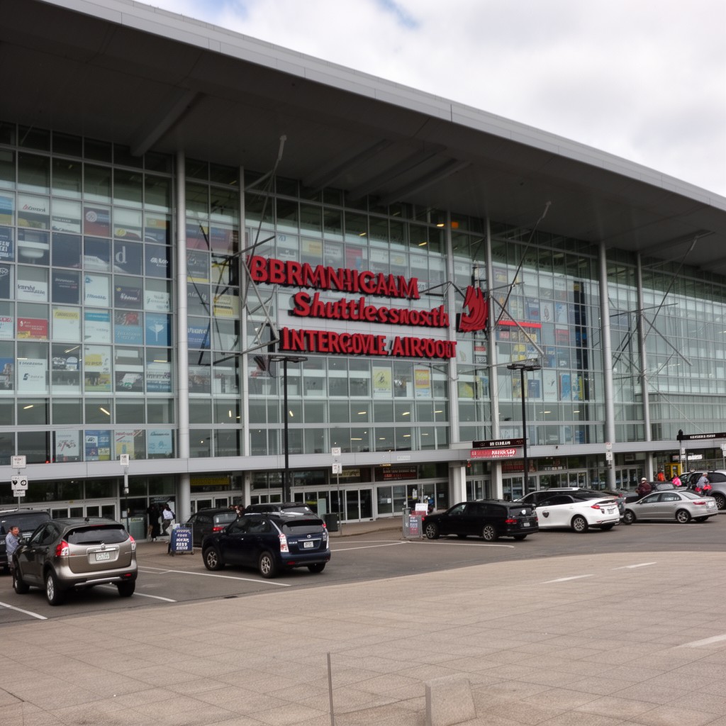 AI-generated illustration of Birmingham–Shuttlesworth International Airport