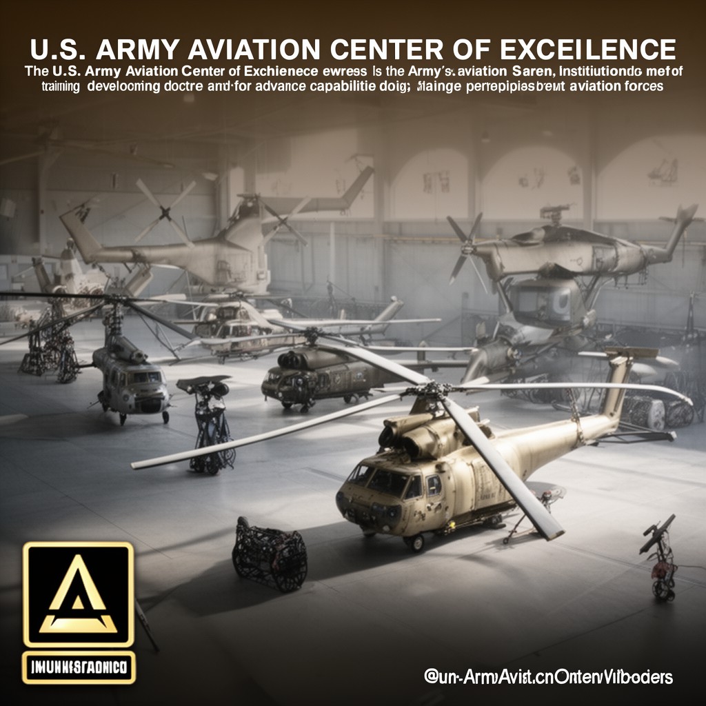 AI-generated illustration of U.S. Army Aviation Center of Excellence
