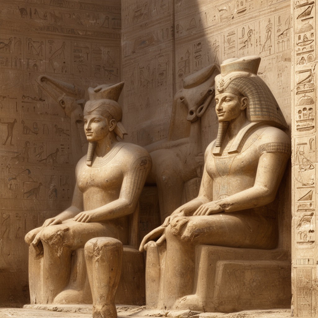 AI-generated illustration of Late Period of Egypt