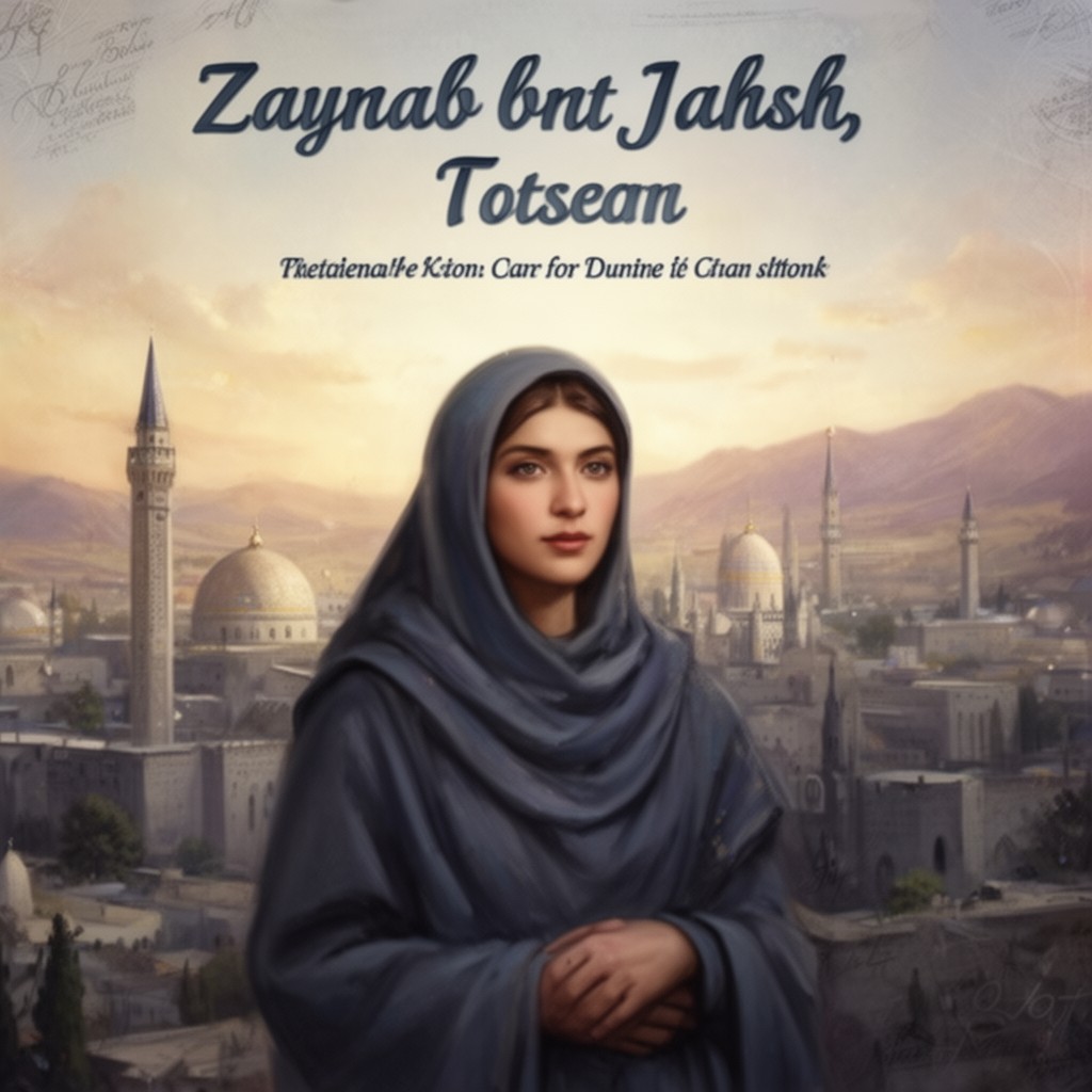 AI-generated illustration of Zaynab bint Jahsh
