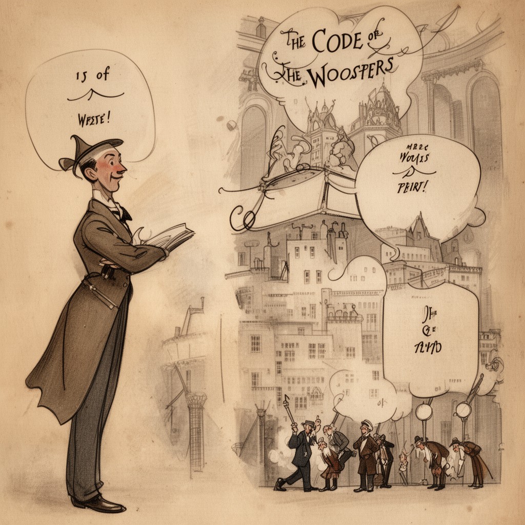 AI-generated illustration of The Code of the Woosters